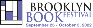 Black and lavender logo of the 2022 Brooklyn Book Festival