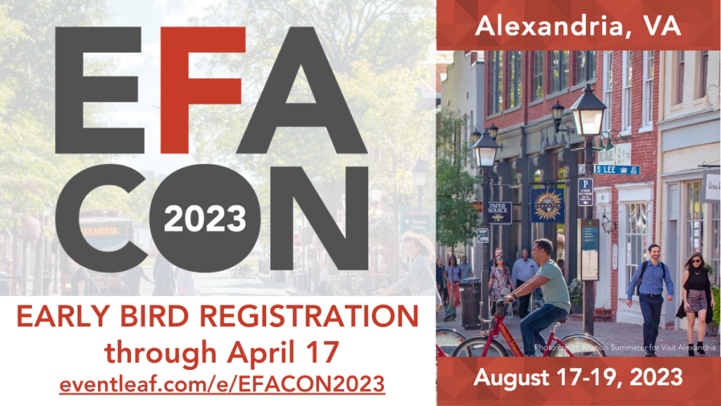 EFA Conference Registration Is Now Open!