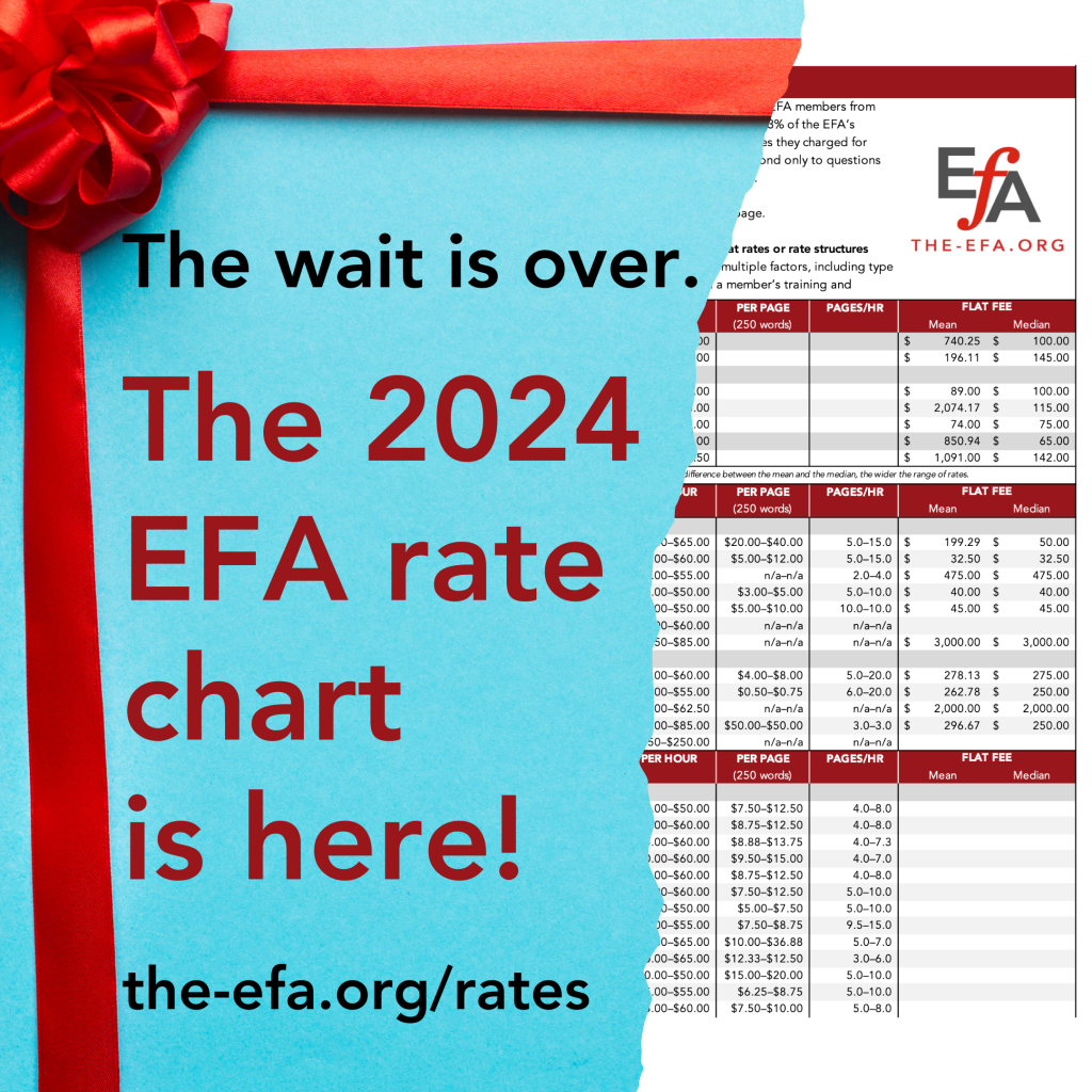 2024 EFA Rate Chart Now Available!